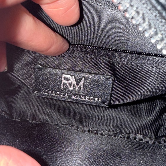 Rebecca Minkoff Faux Leather Mini Studded Camera Bag Crossbody - Picture 5 of 6